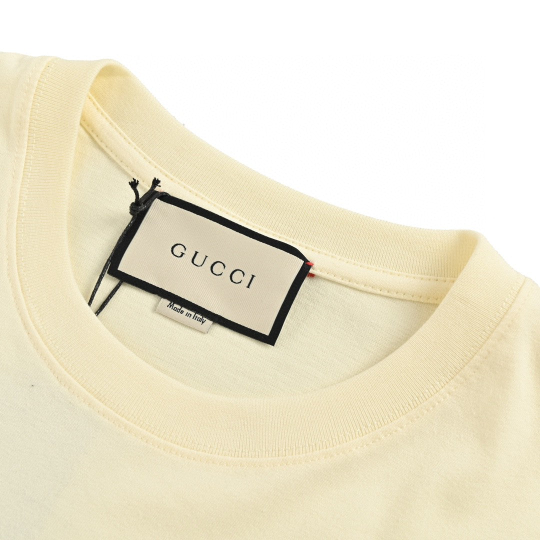 G*u*i interlocking gg cream t-shirt