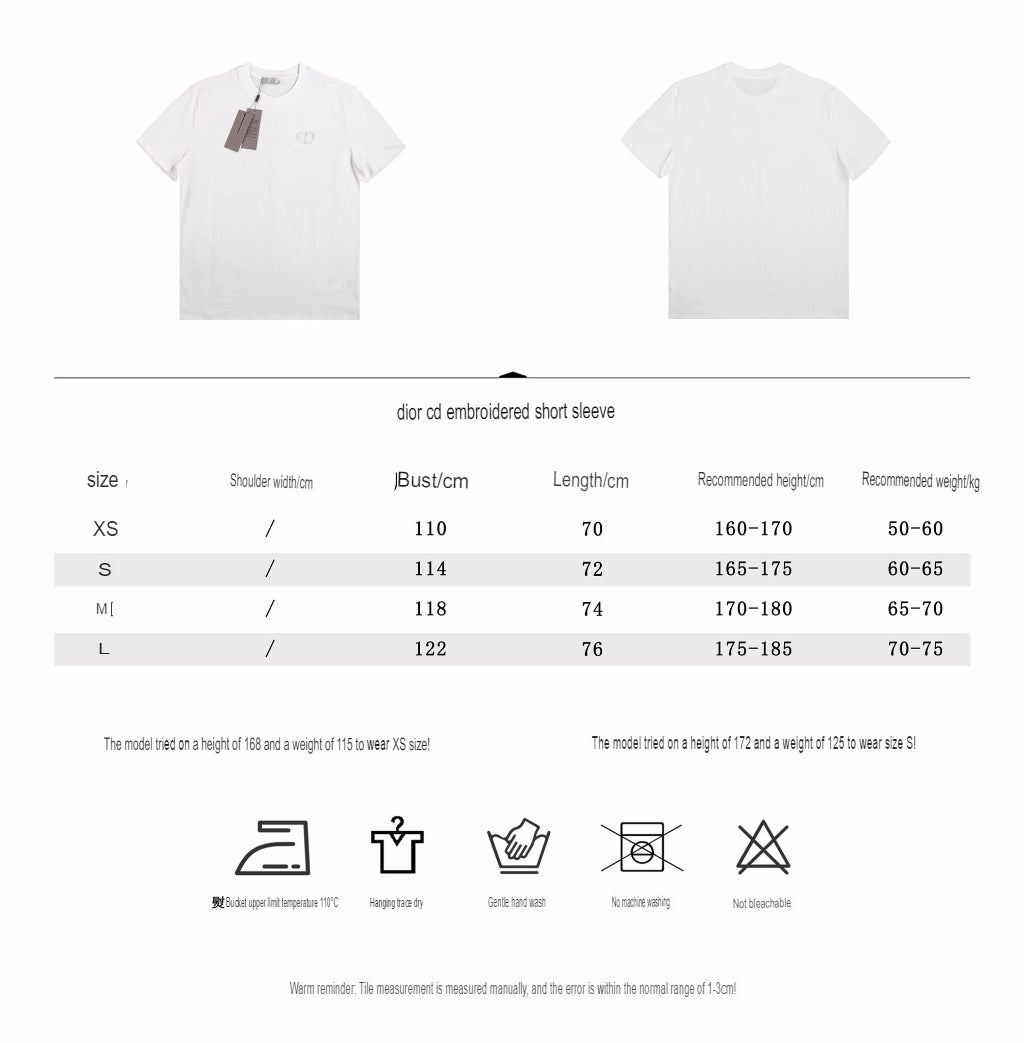 D*or double d logo t-shirt (white)