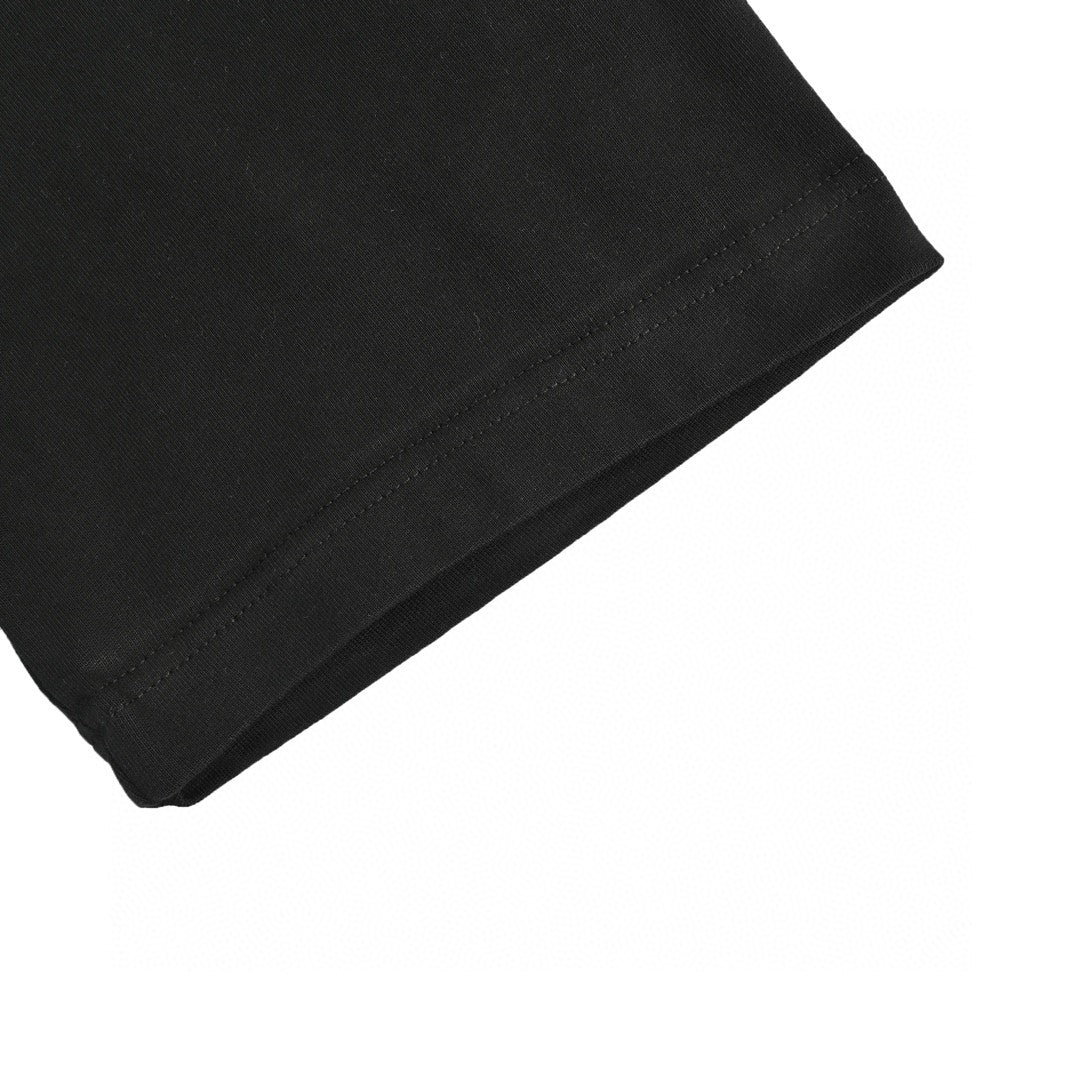 Ch*el signature logo black t-shirt