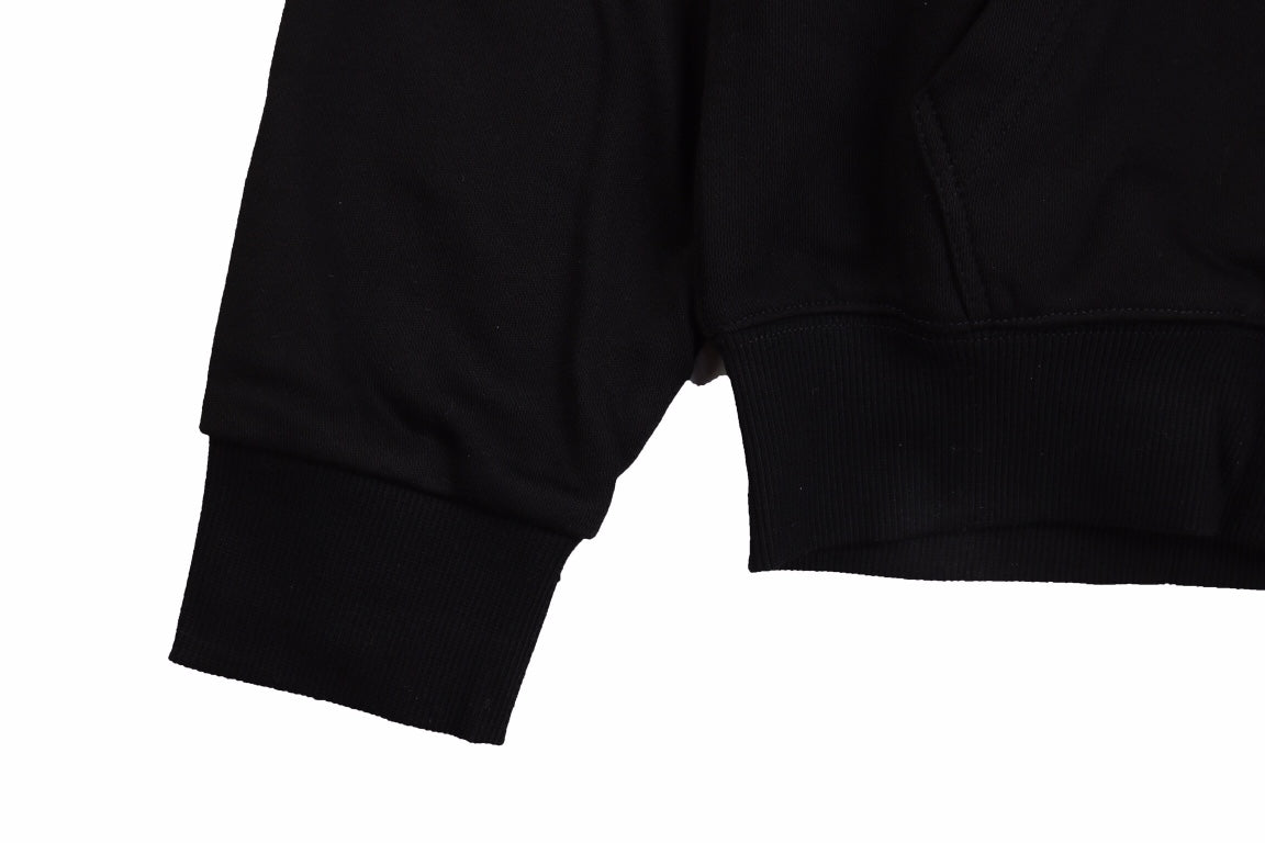 B**rry zip-up hoodie - black