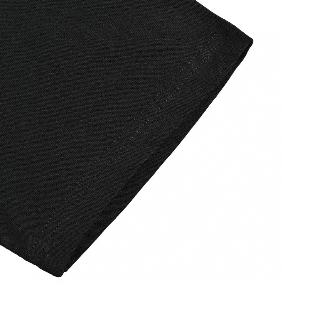 B**rry logo collar detail black t-shirt