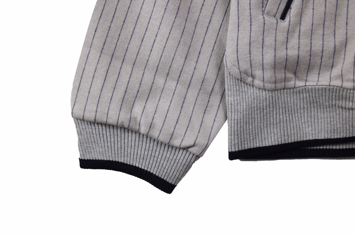 D*or striped bomber jacket - grey