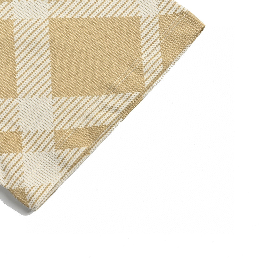 B**rry geometric check polo shirt