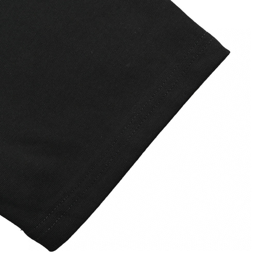 D*or oversized white logo black t-shirt