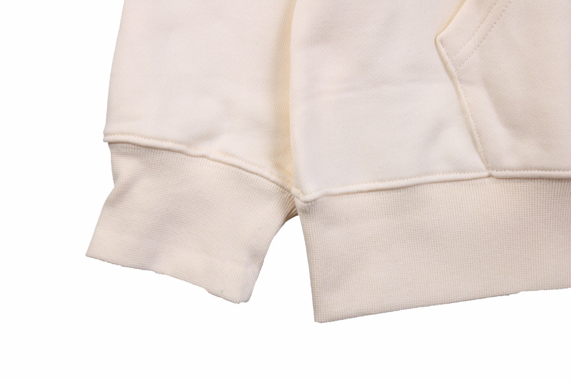 G*u*i rainbow logo hoodie - cream