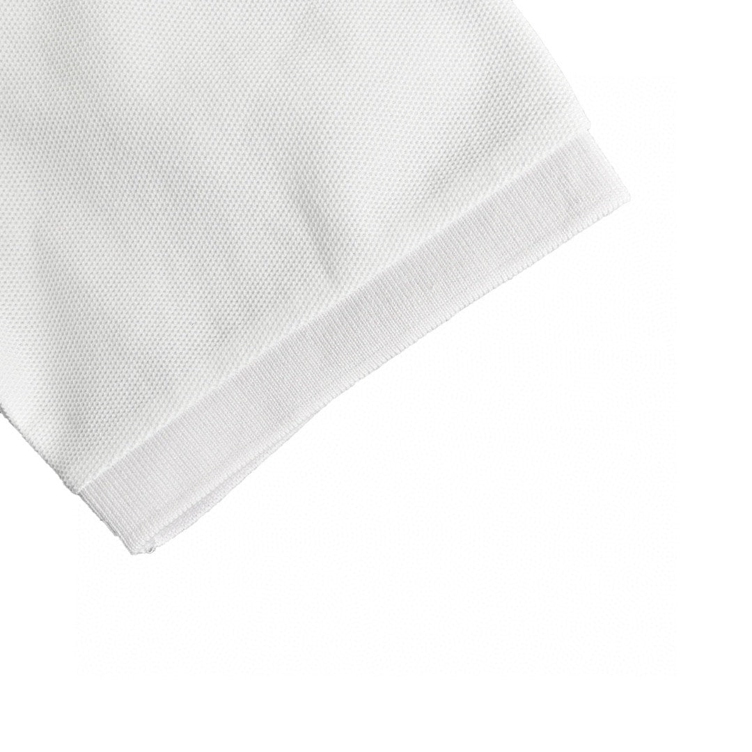 B**rry monogram logo polo shirt (white)
