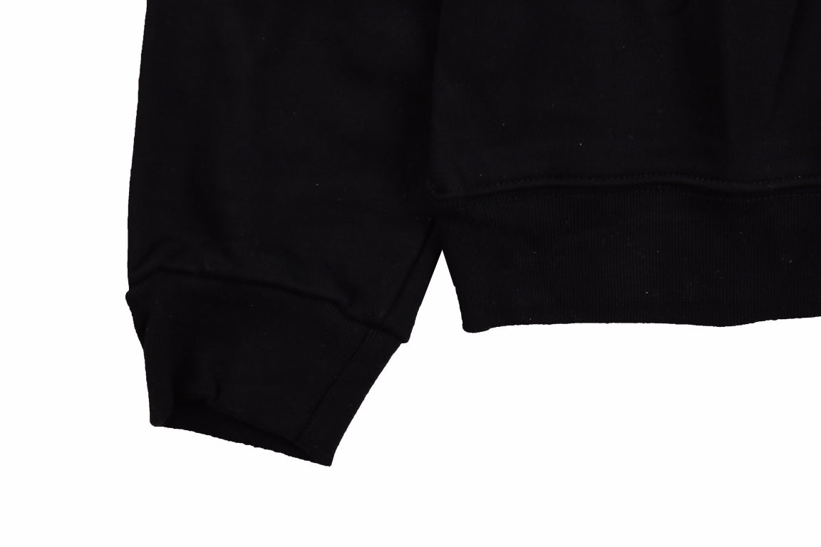 B**rry black hoodie with logo design