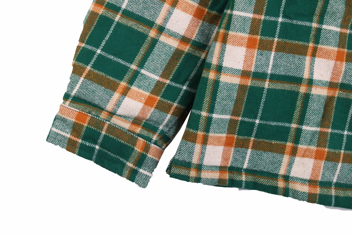 B**rry green plaid shirt