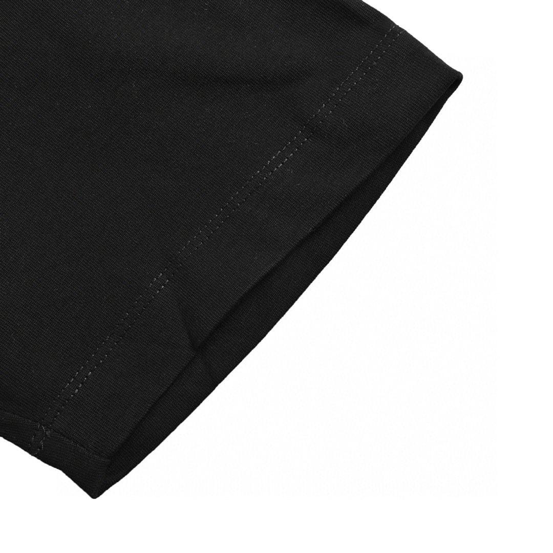 Ba*len*cia*ga crystal logo t-shirt in black