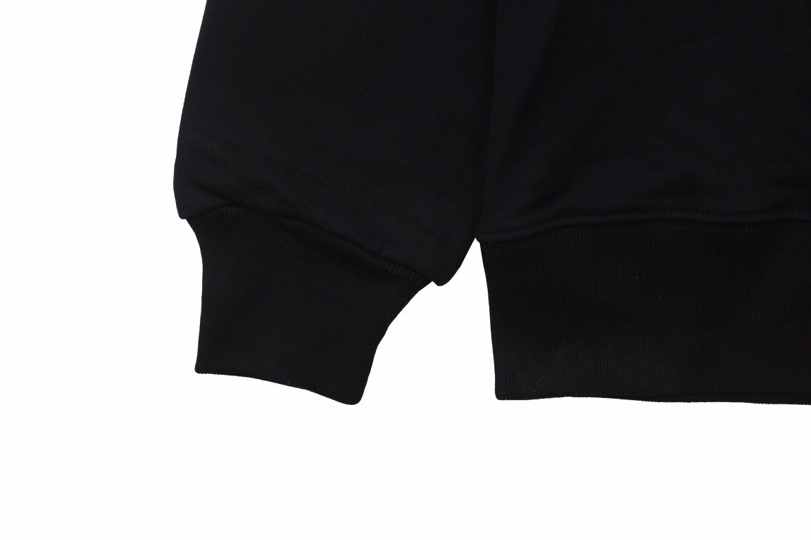 B**rry black hoodie with logo patch
