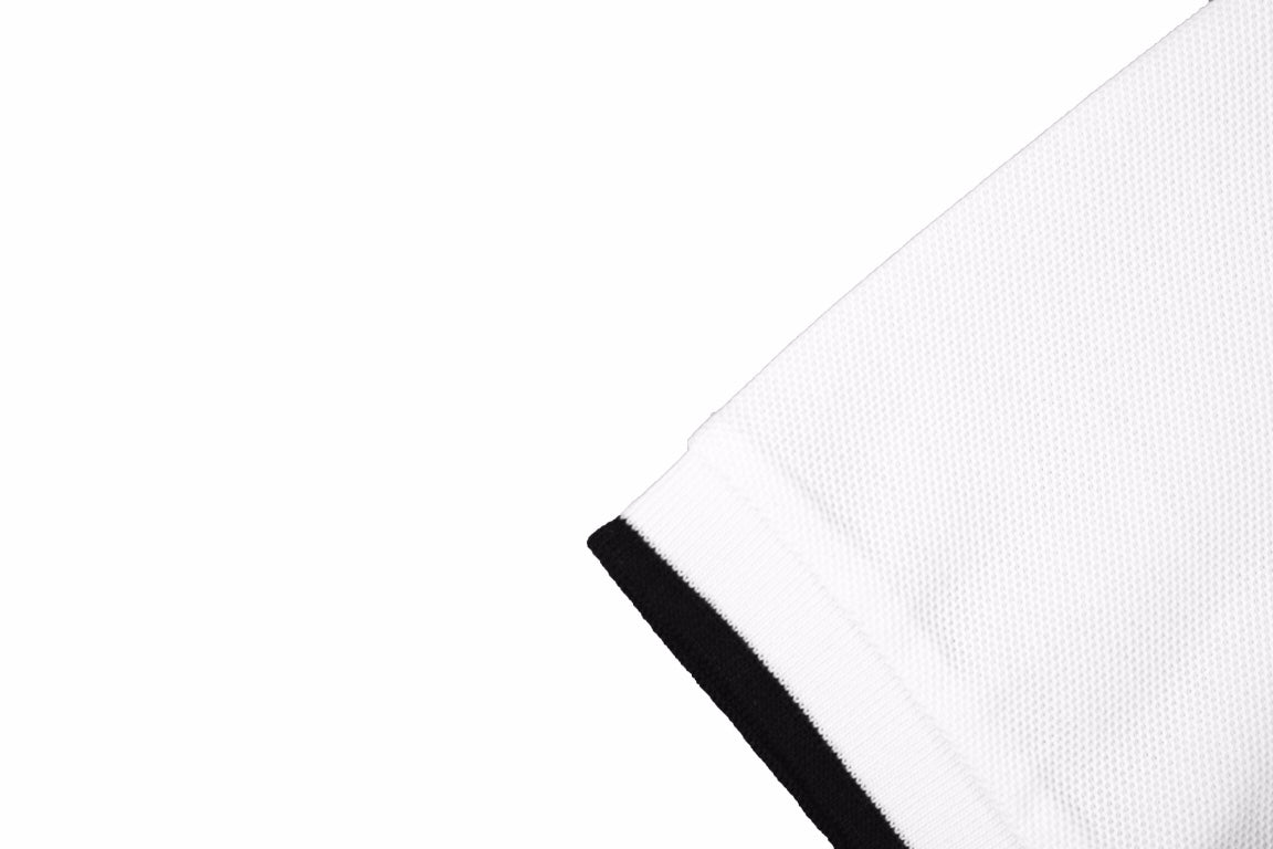 B**rry textured polo shirt in white