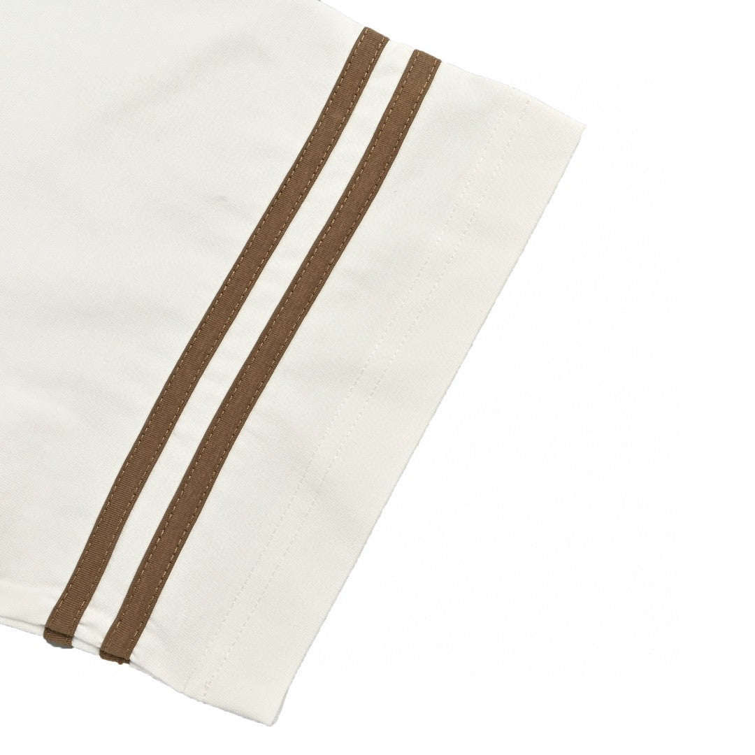 D*or white and brown t-shirt