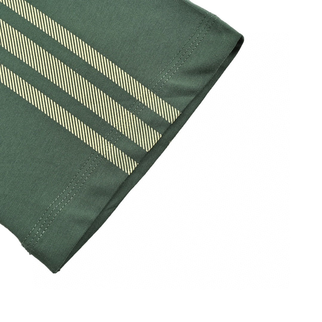 B**rry green check pattern t-shirt