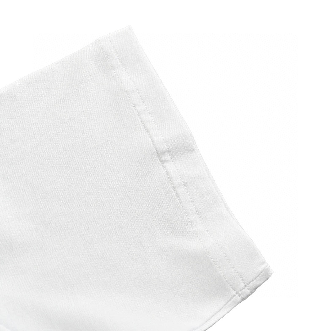B**rry embroidered patch t-shirt (white)