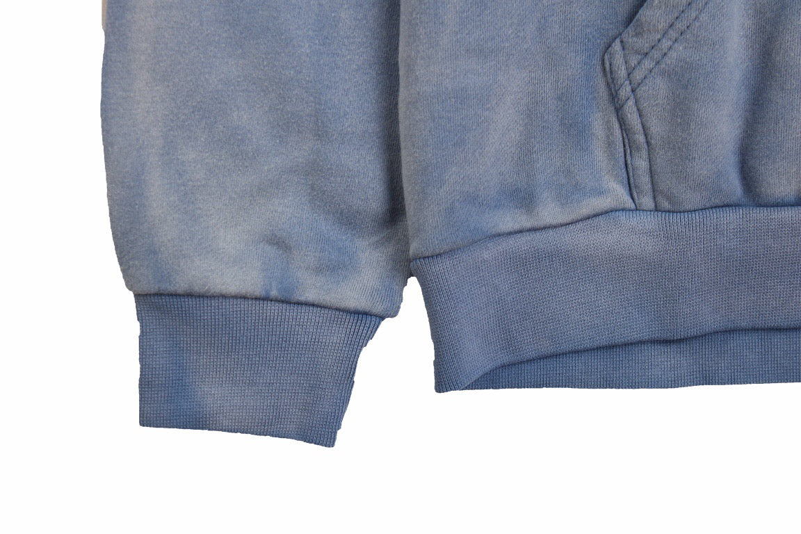 Ba*len*cia*ga blue graphic hoodie