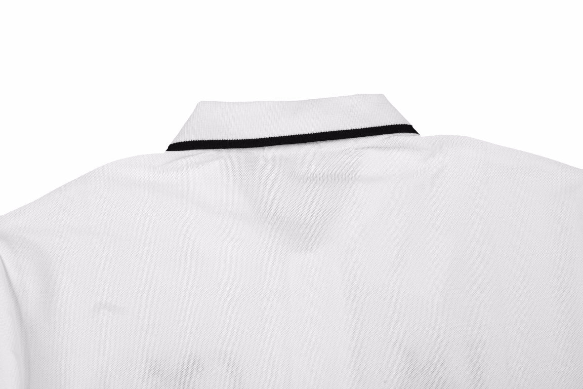 D*or polo shirt with floral logo design