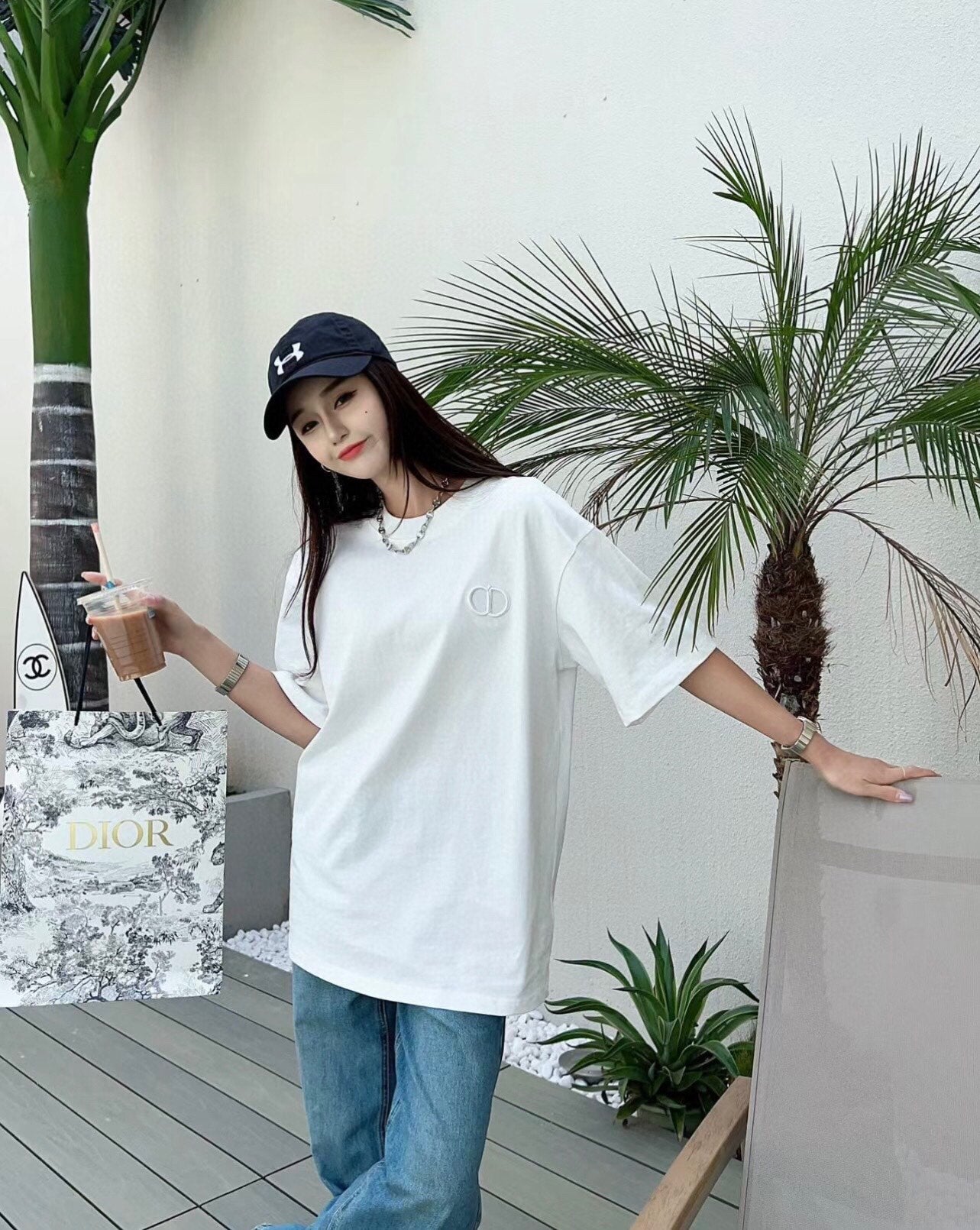 D*or double d logo t-shirt (white)