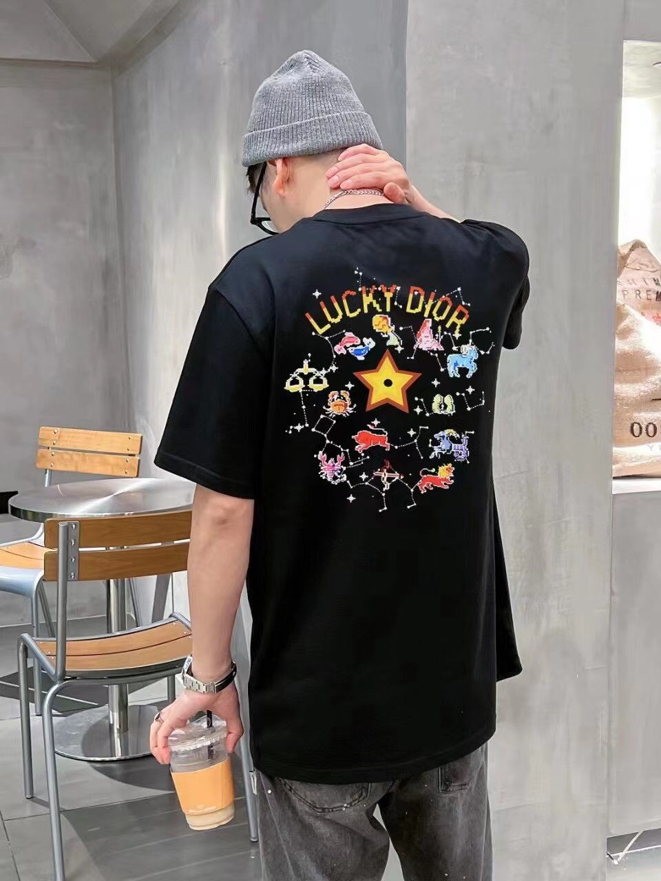 D*or gradient logo t-shirt