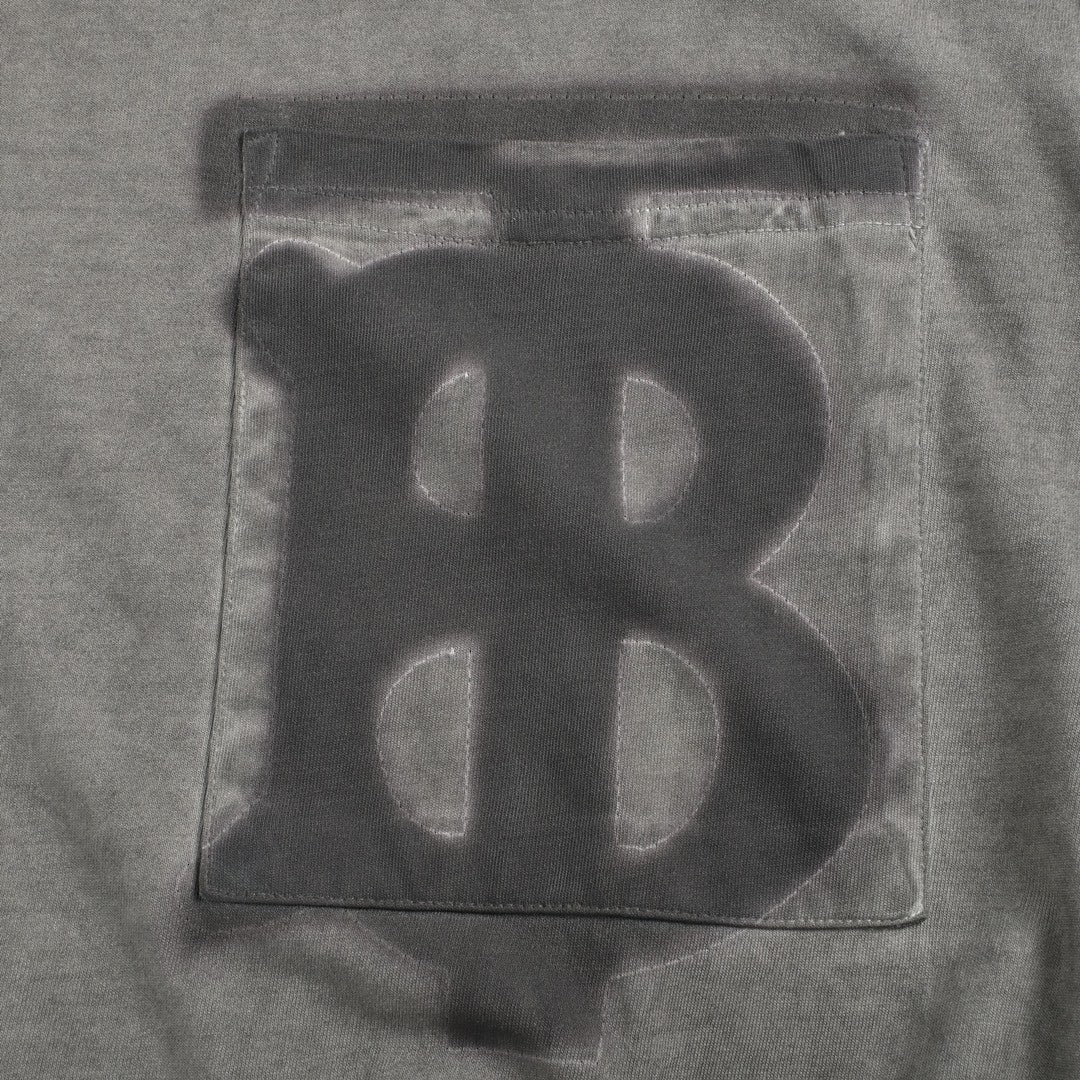B**rry grey t-shirt with logo