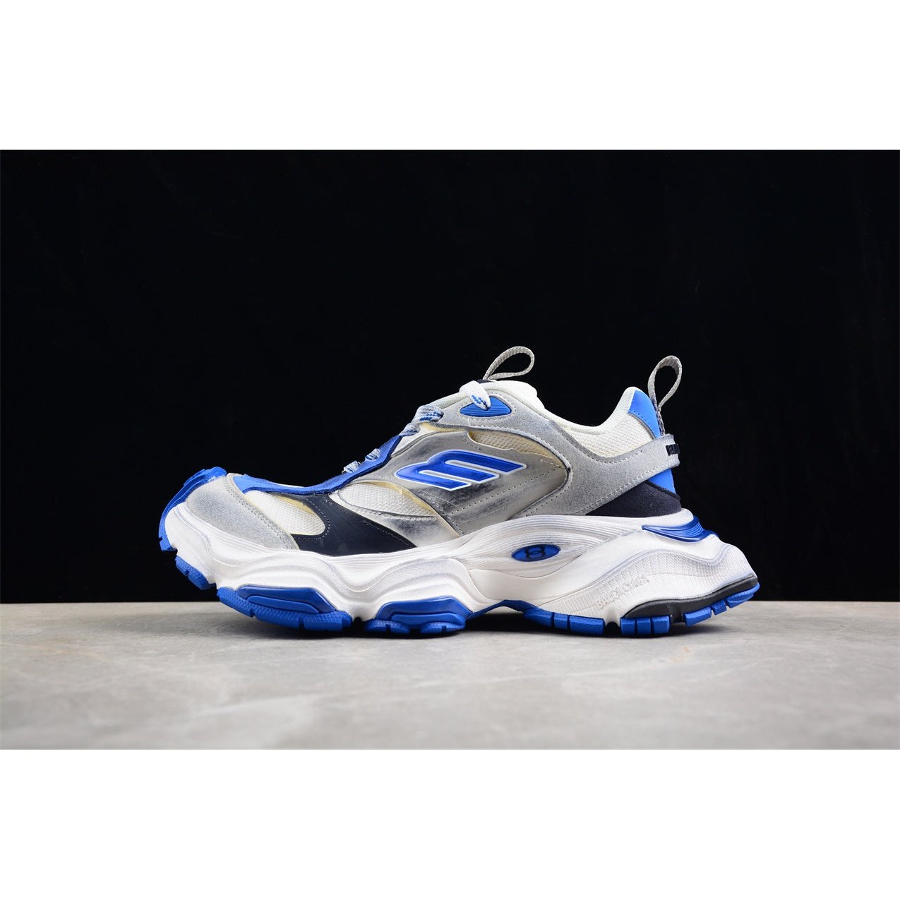 Ba*len*cia*ga cargo x white grey blue