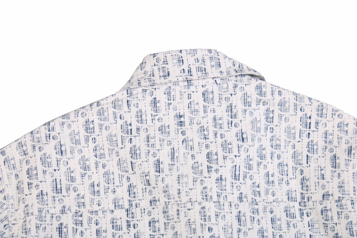 D*or monogram shirt (blue/white)