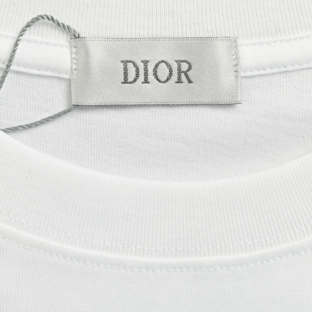 D*or dripping logo t-shirt (white)