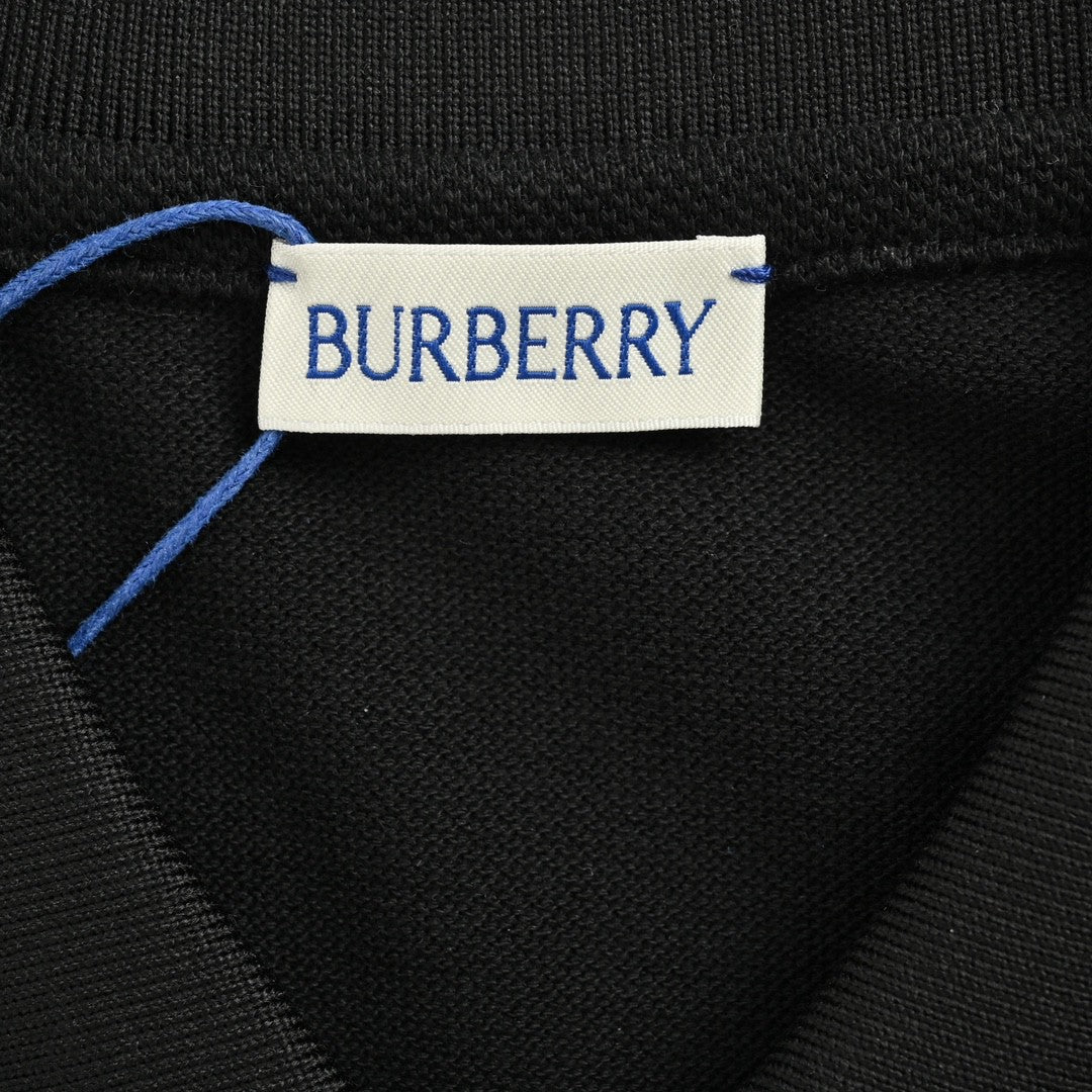 B**rry stripe cuff polo shirt