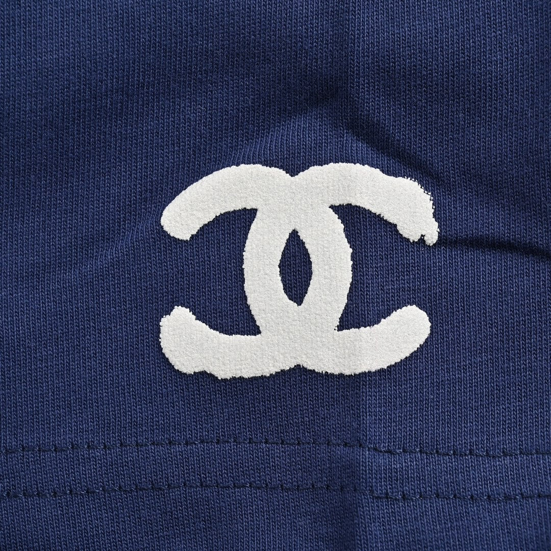Ch*el logo t-shirt (navy blue)
