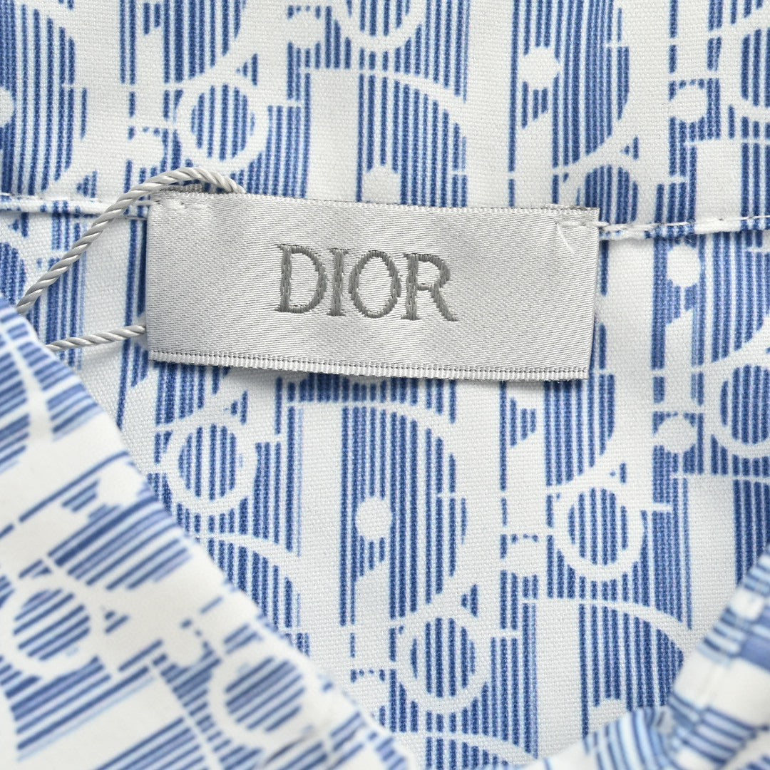 D*or monogram print shirt
