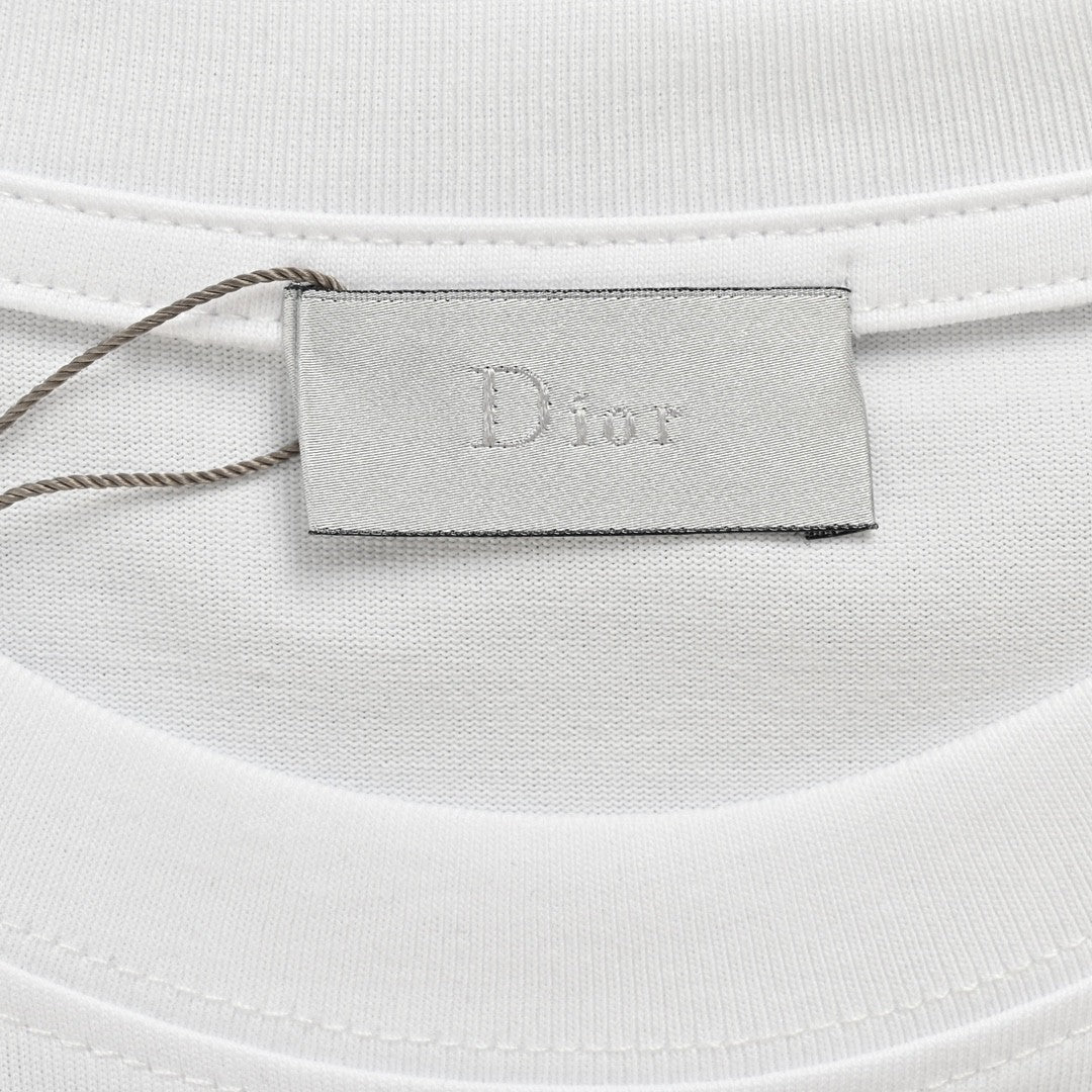 D*or multicolor logo white t-shirt