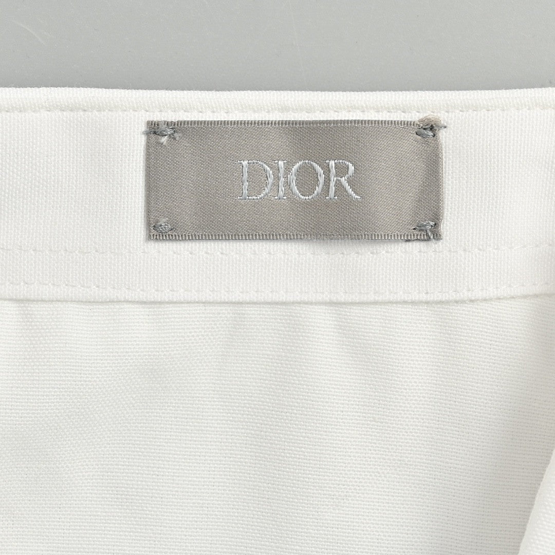 D*or short sleeve button-up shirt (white)