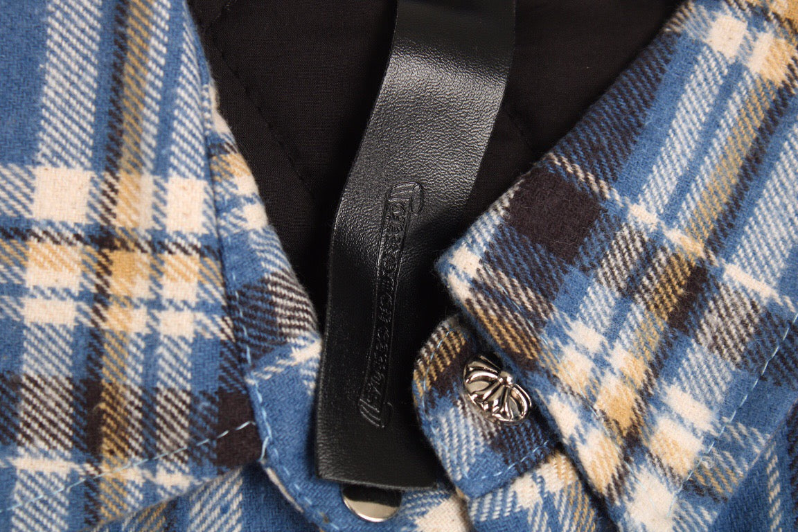 B**rry blue plaid shirt