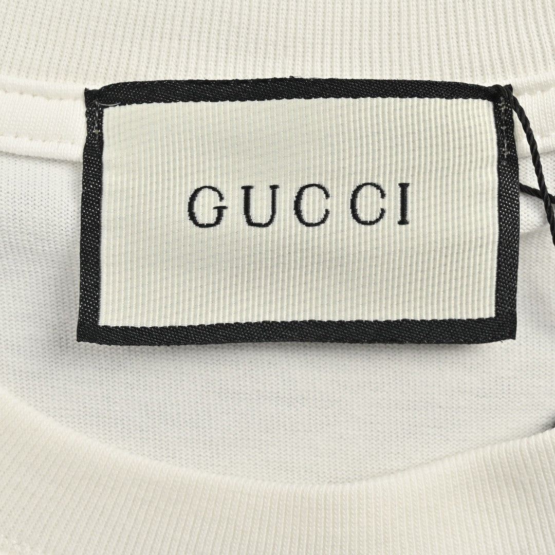 G*u*i multicolor interlocking g logo t-shirt