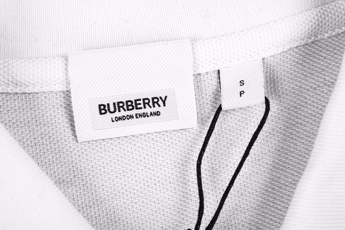 B**rry textured polo shirt in white