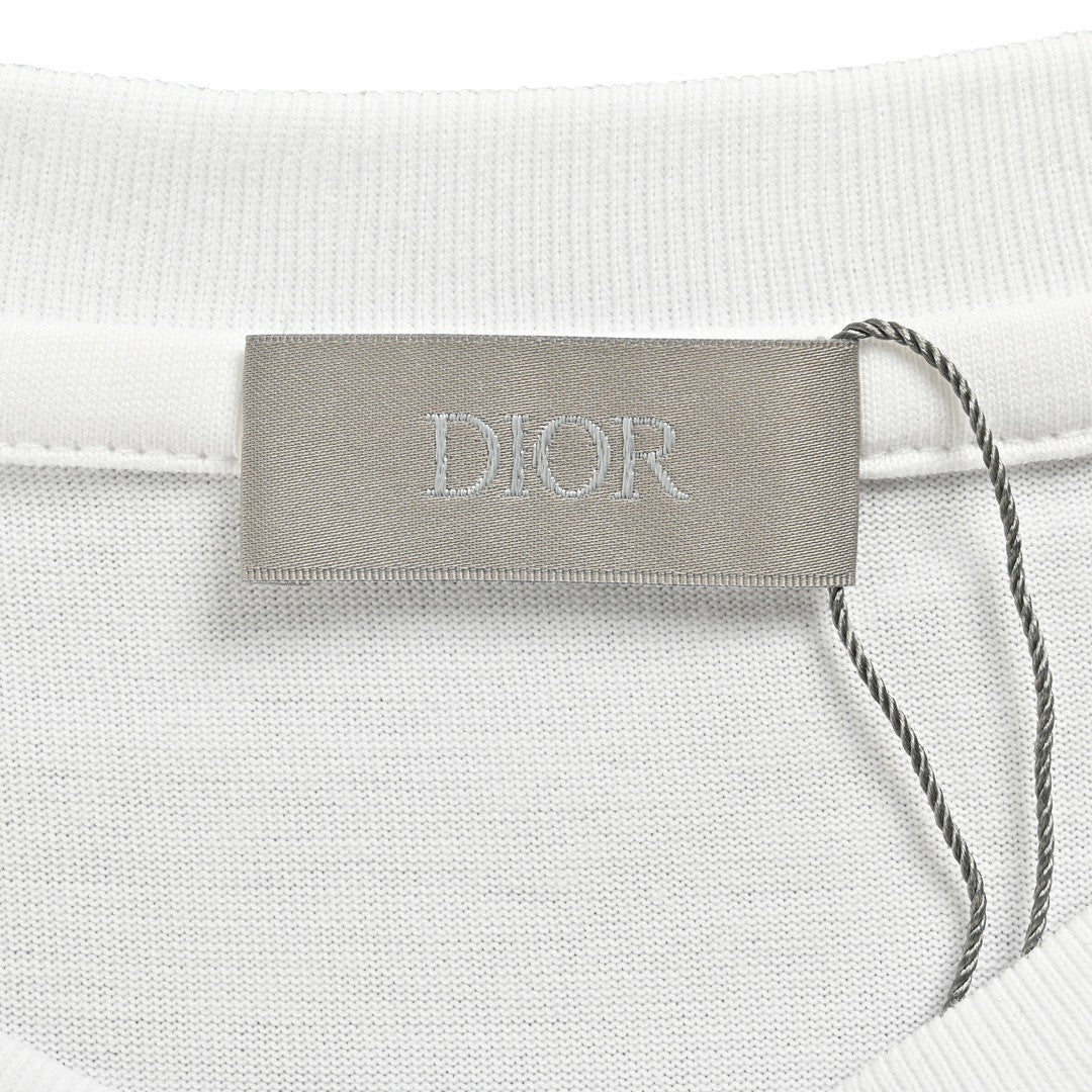 D*or embroidered cd logo t-shirt (white)
