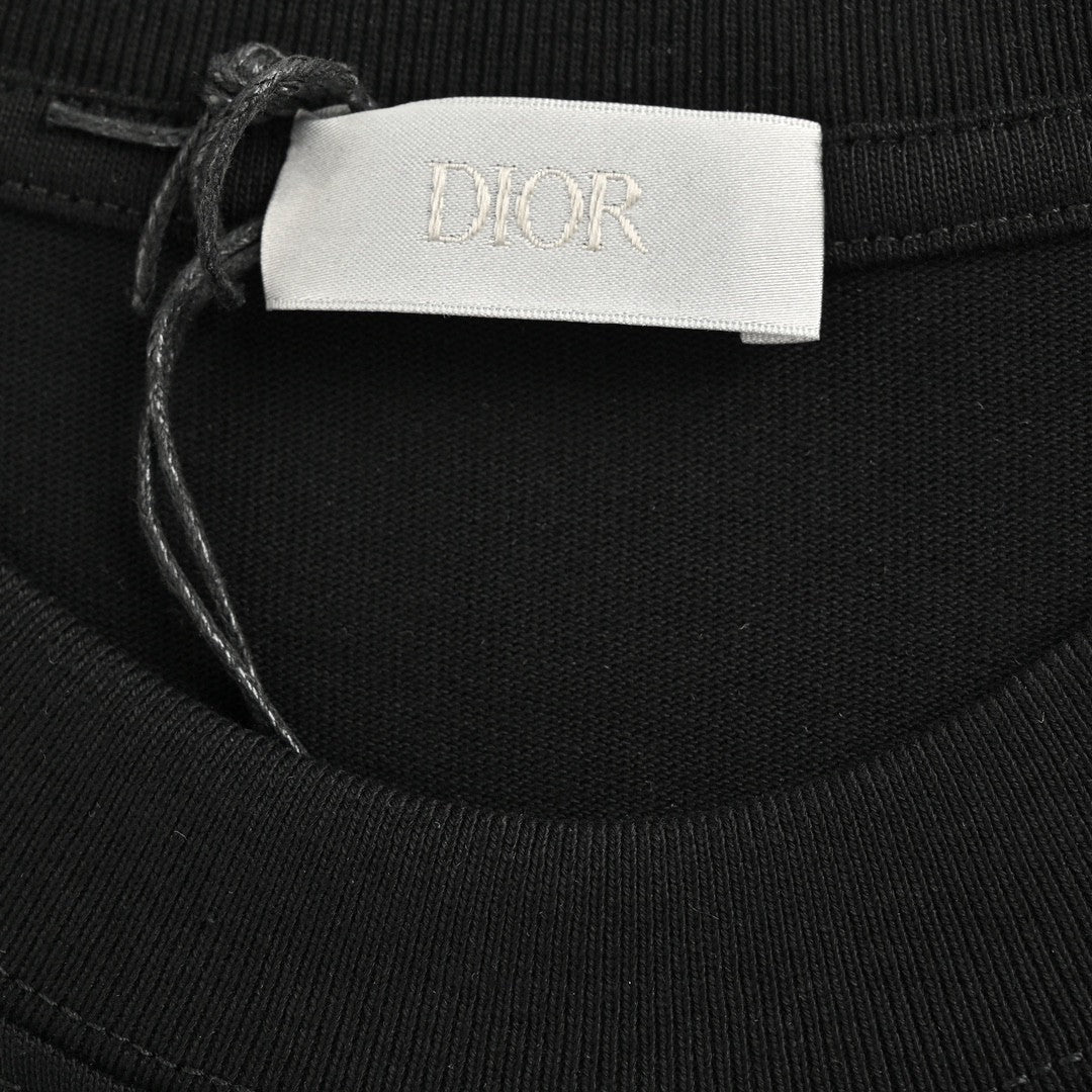 D*or graffiti logo t-shirt in black