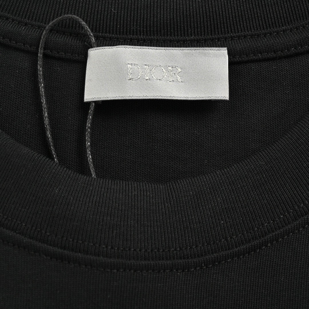 D*or ch**an D*or graphic black t-shirt