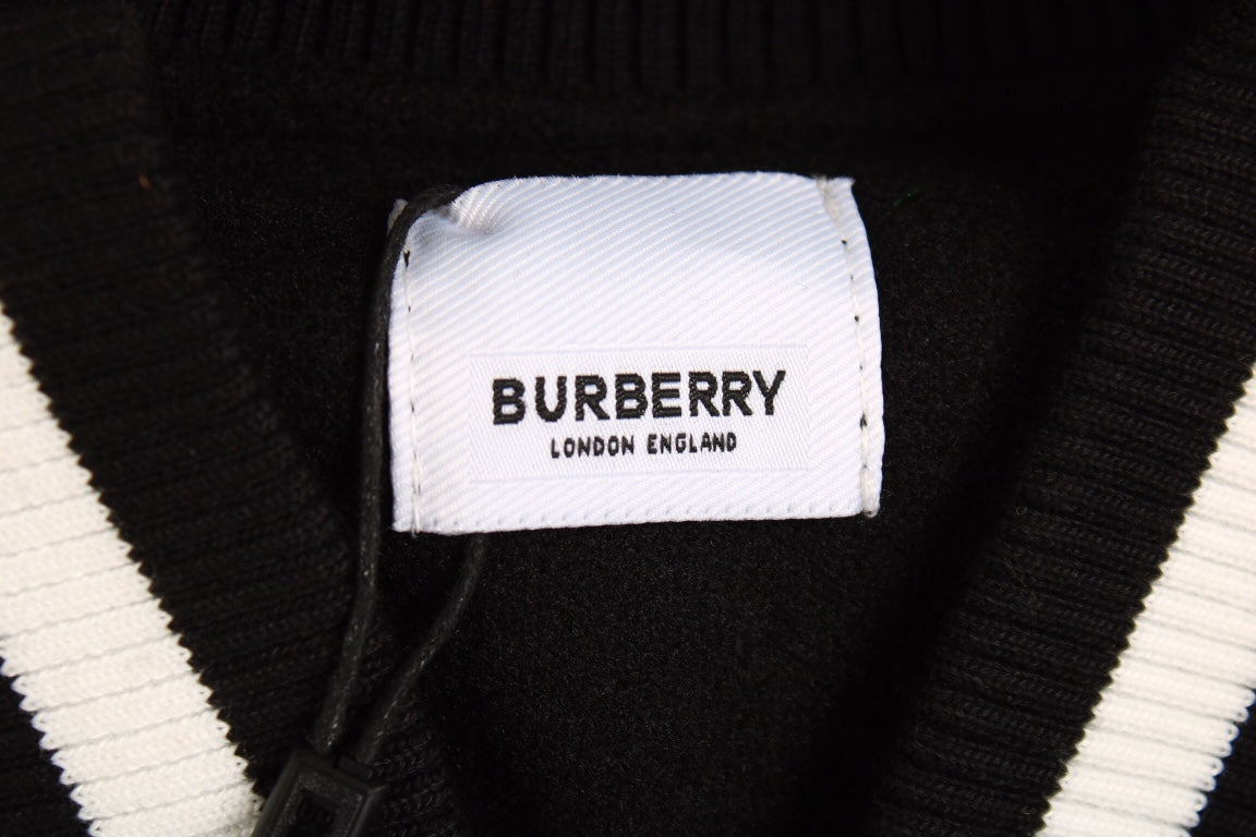 B**rry varsity jacket - black and white