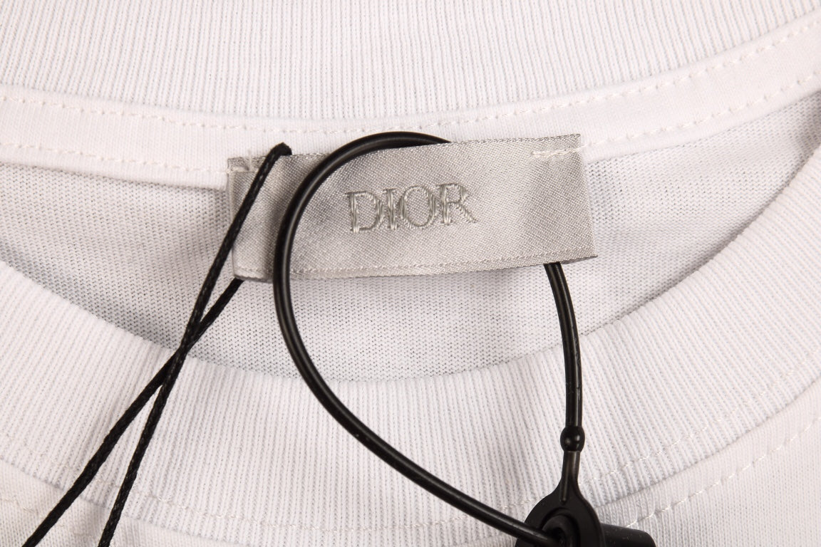 D*or t-shirt with floral cd logo