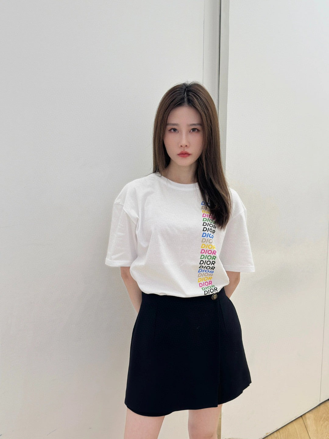 D*or t-shirt - multicolor vertical logo
