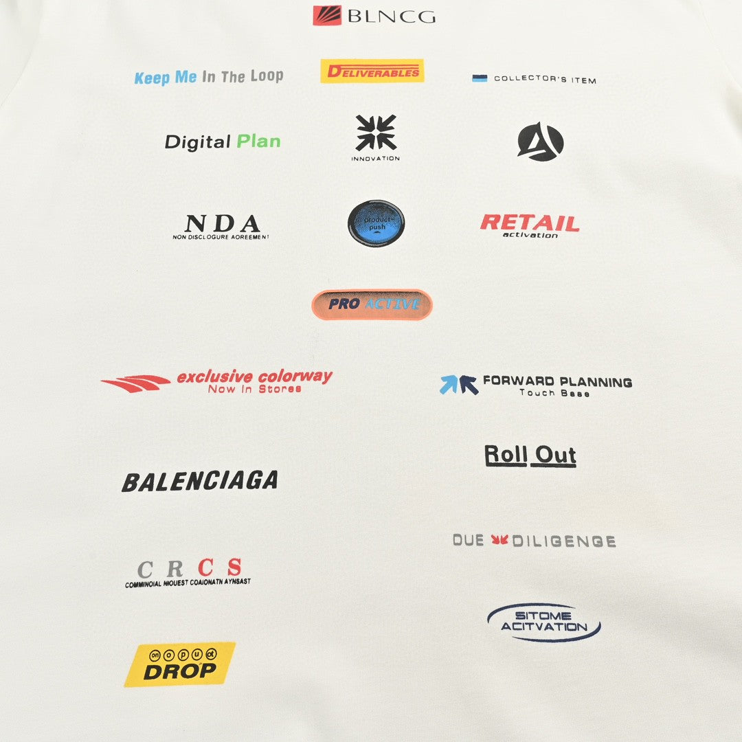 Ba*len*cia*ga graphic print t-shirt