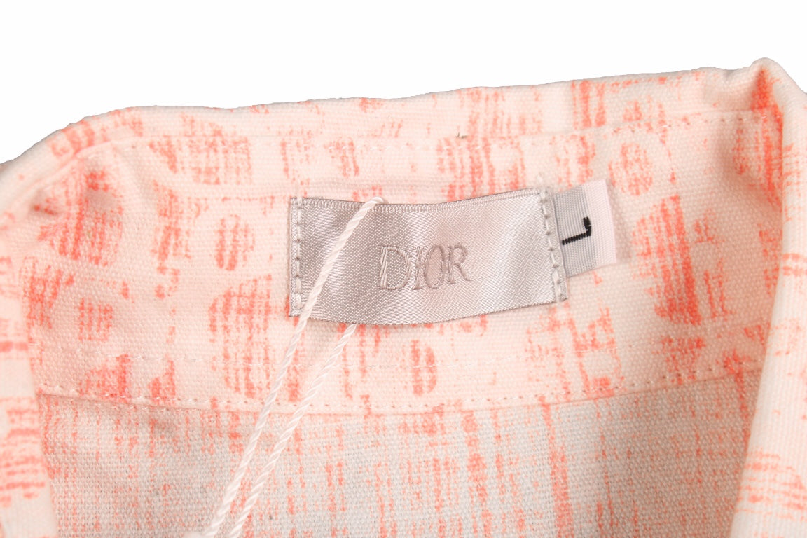 D*or monogram shirt (pink/white)