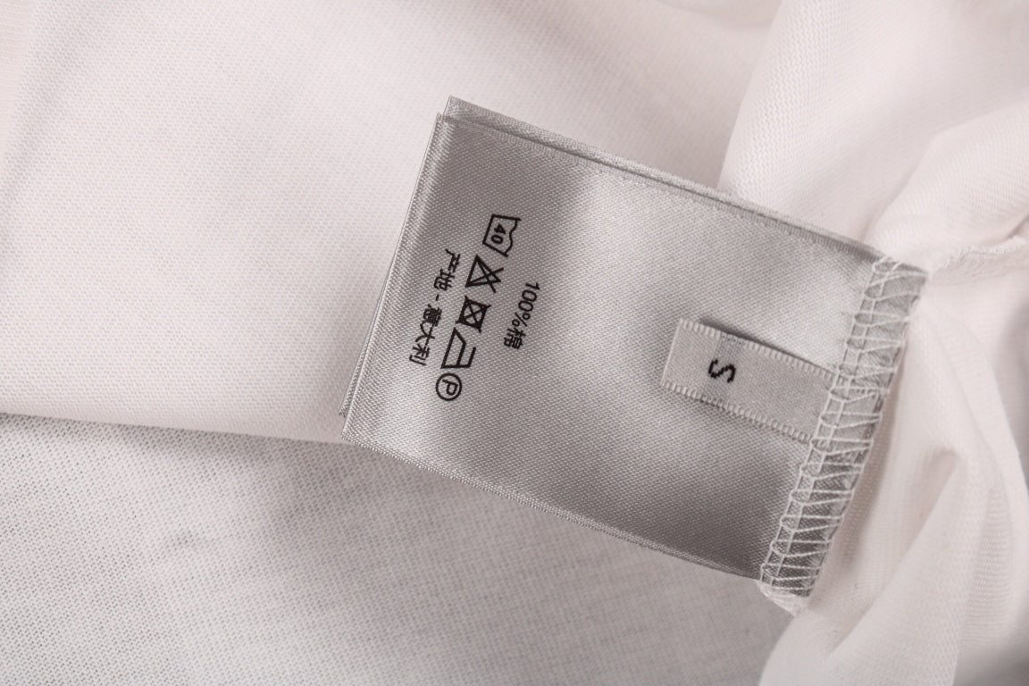 D*or t-shirt with floral cd logo