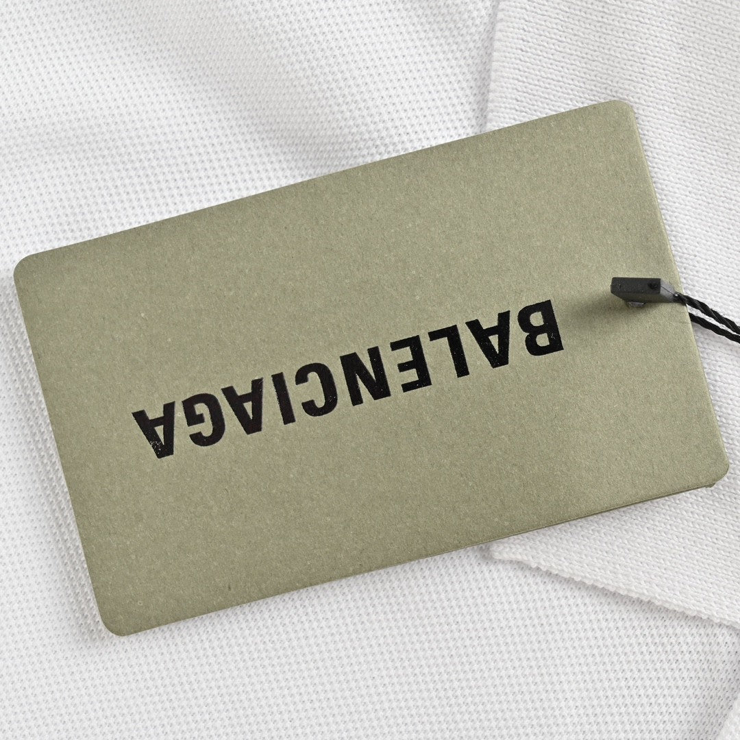 Ba*len*cia*ga classic logo polo shirt