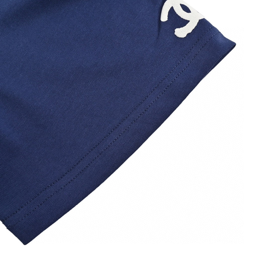 Ch*el logo t-shirt (navy blue)