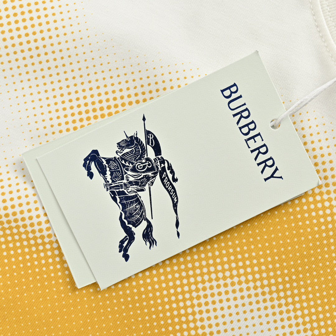 B**rry gradient equestrian logo yellow t-shirt