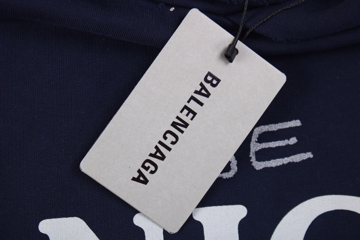 Ba*len*cia*ga "be nice" hoodie