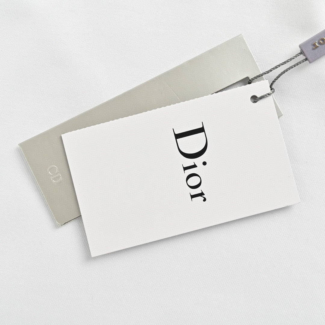 D*or monogram motif t-shirt (white)
