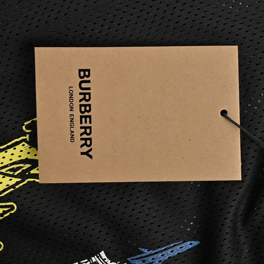 B**rry gothic mesh t-shirt (black)