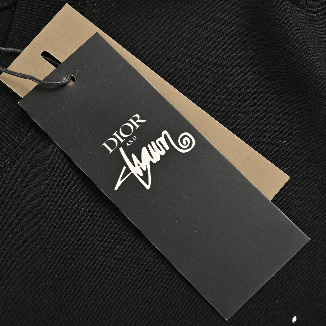 D*or graffiti logo t-shirt in black